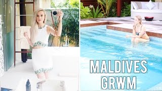 GRWM in the Maldives  Inthefrow [upl. by Dorthea]