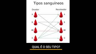 TIPOS DE SANGUE QUAL É O SEU TIPO [upl. by Ilil]