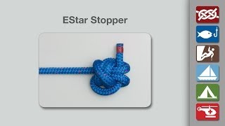 EStar Stopper Knot  How to Tie the EStar Stopper Knot [upl. by Carlen]