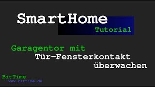 Homematic IP Tür Fensterkontakt am Garagentor [upl. by Erv]