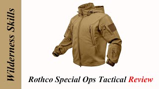 Rothco Special Ops Tactical Softshell Jacket English Version [upl. by Colyer687]