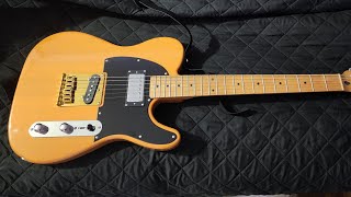 New Harley Benton Keith Richards Micawber 54 Telecaster  Unboxing [upl. by Ataynek]