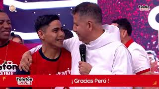 Cierre de Teletón 2024 tras llegar a la meta  América TV Perú 15092024 [upl. by Nolyarb86]