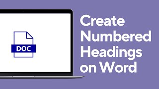 How to Create Numbered Headings And Subheadings on Word  2024 Updated [upl. by Sherlock313]