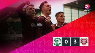 HIGHLIGHTS  Hibernian 03 Hearts  Derby delight goes to Neilsons men in Scottish Cup [upl. by Fogarty]