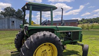 1973 JOHN DEERE 4030 Tractor with Canopy for Sale [upl. by Nemrac737]