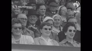 UK CRICKET LEEDS THE THIRD TEST MATCH 1956 [upl. by Idalia]