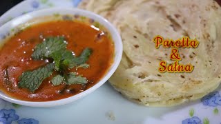 Parotta Salna recipe in Tamil  cgl tv [upl. by Anihsak]