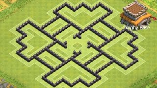 Clash of Clans  Rathaus 8 RH8 Trophy Base I Clash of Bases [upl. by Dari]