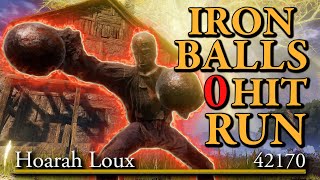 The new strongest weapon in Elden Ring OP Iron Balls No Hit Run [upl. by Sofia]