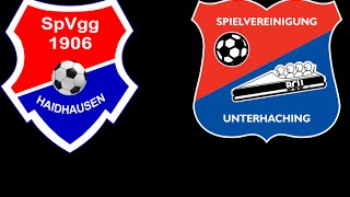 SpVgg 1906 Haidhausen  SpVgg Unterhaching  BFV Totopokal Achtelfinale [upl. by Oine]