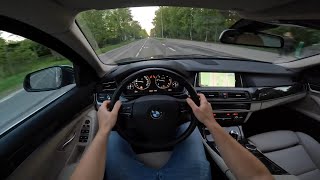 BMW F10 530D LCi 2014 XDrive 190KW POV ReviewDrive [upl. by Whalen]