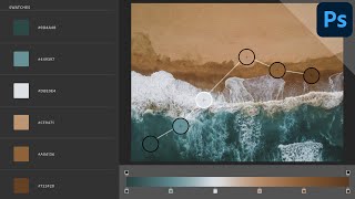 Create gradient from a photo  PHOTOSHOP TUTORIAL  TIPS amp TRICKS [upl. by Annaierb]