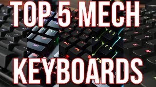 Top 5 Budget Mechanical Keyboards Under 70 [upl. by Oflodor]