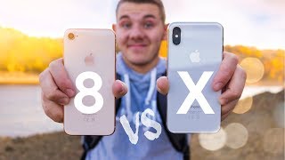 iPhone 8 vs iPhone X [upl. by Keeton]