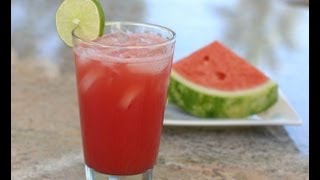 Watermelon Agua Fresca  Delicious Fruit Drink by Rockin Robin [upl. by Wenn]