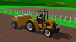 Agricultural and Construction Vehicles  Incorrect Cabins  Combine amp Tractor amp Excavator for Kid [upl. by Kono243]