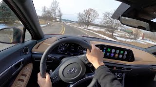 2020 Hyundai Sonata Limited  POV Review [upl. by Demmahum]