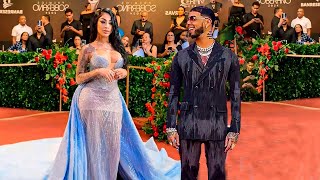 ANUEL Y YAILIN se REENCUENTRAN CARA A CARA en los PREMIOS SOBERANO 2024 [upl. by Elyagiba]