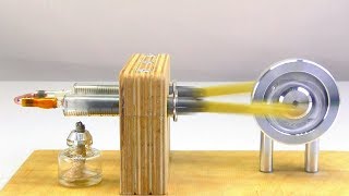 Twosyringe Stirling engine [upl. by Sokim790]