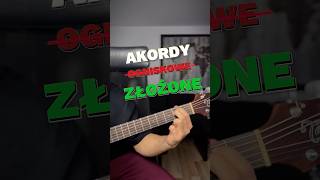 Poznaj te akordy złożone ✅ gitara muzyka edukacjamuzyczna guitar [upl. by Roon812]