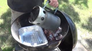 How To Set Up A Charcoal Grill For Smoking [upl. by Verina]