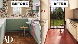 3 Interior Designers Transform The Same Dated 60s Kitchen  Space Savers  Architectural Digest [upl. by Eberto]