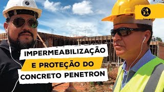 Impermeabilização e Proteção de Concreto Penetron [upl. by Gnanmas]