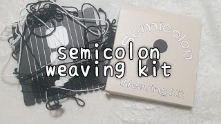 ENG sub 세븐틴 스페셜앨범 세미콜론 위빙키트 개봉amp만드는방법  semicolon  weaving kit [upl. by Cutty]