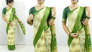 New saree draping tutorial for beginners  Saree draping tips amp trick  Wedding special saree [upl. by Seko167]