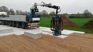 Betonplaten leggen  SIMbeton [upl. by Calabrese]