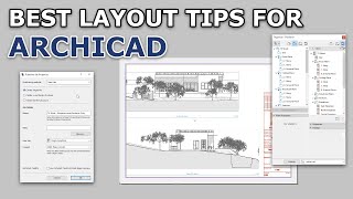 Best Layout Sheet Setup tips for Archicad  Tutorial [upl. by Herculie]