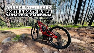 MTB Annadel State Park  North and South Burma Trails [upl. by Zrike]