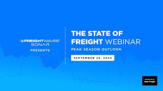 The State of Freight Peak Season Outlook [upl. by Annauj927]