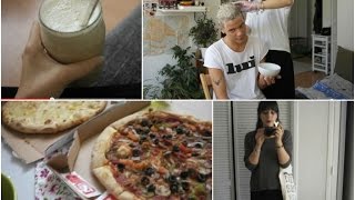 VLOG Grocery shoppingdoing my friends hair and PIZZA [upl. by Larrej]