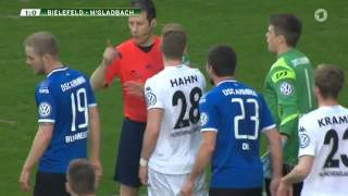 Arminia Bielefeld vs Borussia Mönchengladbach 65 11 nE ARD 080415 [upl. by Enyale]