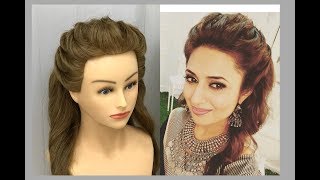 Beautiful Hairstyle with Twist  Easy Hairstyles [upl. by Lamonica]