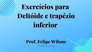 Fortalecimento deltoide e trapézio inferior [upl. by Oiligriv815]