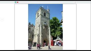 Carfax Tower Strikes 12 oclock on Scratch [upl. by Yelkreb]