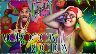 6IX9INE GOOBA Official Music Video  MOROCCAN REACTION [upl. by Burdett696]