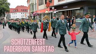 Schützenfest Paderborn Samstag Festumzug Parade Juli 2024 Horrido [upl. by Romain73]