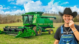 Buying a Combine and Farming with Zero Experience [upl. by Faber481]