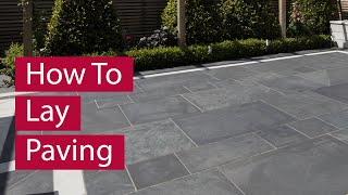 How to Lay Paving [upl. by Skiba]