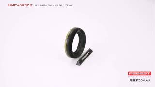 95MEY40620813C DRIVE SHAFT OIL SEAL 384X622X8X13 FOR FORD [upl. by Orlanta]