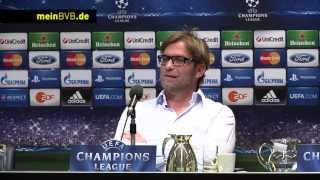 Pressekonferenz zum UEFA Champions LeagueHalbfinale gegen Real Madrid [upl. by Anerahs]