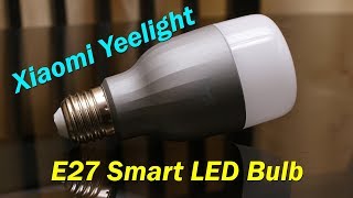 Xiaomi Yeelight Smart Bulb review  for E27 holder app controlled price Rs 1300 approx [upl. by Imekawulo]