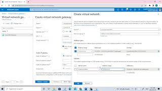 How to Configure an ExpressRoute Gateway  How to Create Virtual Network and subnets [upl. by Dave546]