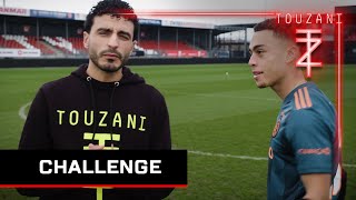 VOETBAL CHALLENGES  TOUZANI vs SERGINO DEST AJAX [upl. by Nacim85]