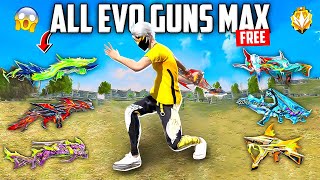 How I Maxed All Evo Guns For Free 🤯 in My Noob ID 🔥 [upl. by Emilie]