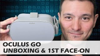 Oculus Go Unboxing amp 1st Faceon What Quality To Expect For 199  Budget VR Standalone Headset [upl. by Jacinthe]